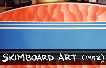 Skimboard art